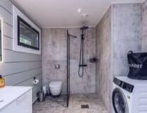 bathroom, sink, indoor, plumbing fixture, bathtub, interior, shower, tap, mirror, room, toilet, bathroom accessory, home